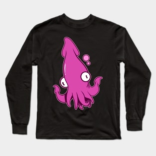 Pink Squid Long Sleeve T-Shirt